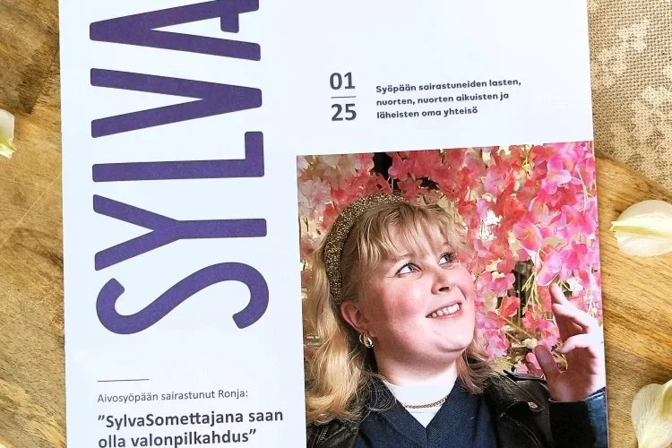 Sylva ry:n jäsenlehdessä juttu aivosyövästä.